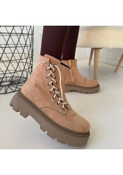 Agnej Nude Süet Bağcıklı Bot fırsatları