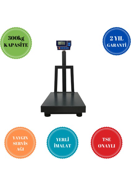 F34-50X60-300KG Elektronik Tartım Baskülü