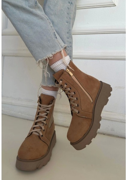 Niori Nude Süet Bağcıklı Bot fiyatları