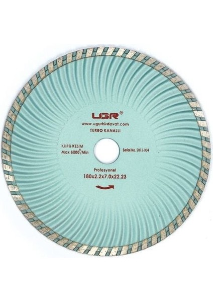 230 x 2,4/1,8 x 22,23 Turbo Kanallı Testere Ugr