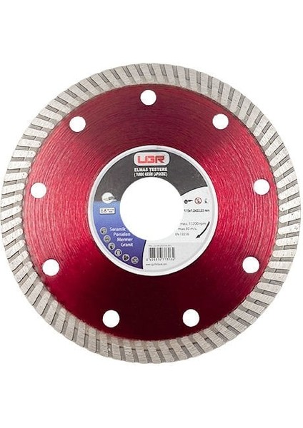 115 x 1,2/1,0 x 22,23 Turbo Çapaksız Testere Ugr