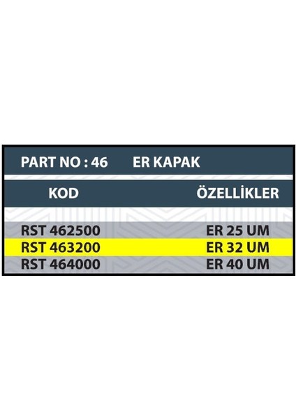 ER32 Pens Kapağı