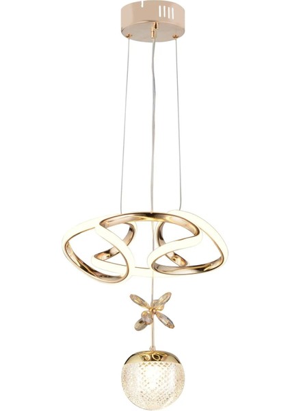 Helezyon Papatya Modern Sarkıt Salon Avize ve Oturma Odası Ledli Avize