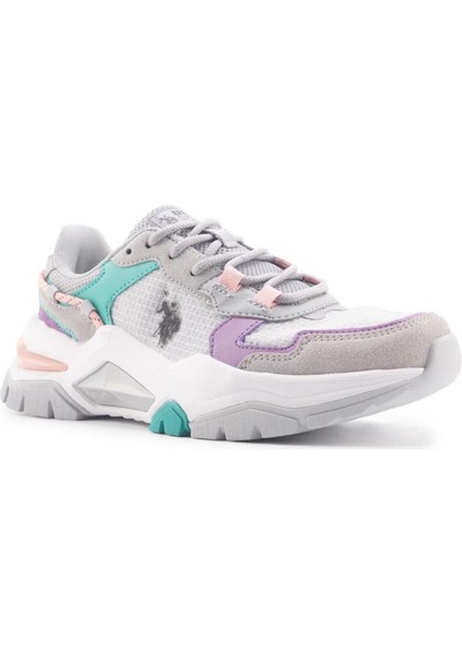 Vincent Wmn 4fx Kadın Açık Gri -Lila-Yeşil Sneaker Ayakkabı fiyatları