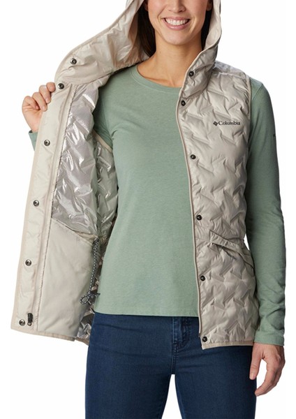 WK8716_278 Delta Ridge Iı Down Kapüşonlu Kadın Kaz Tüyü Yelek indirimleri