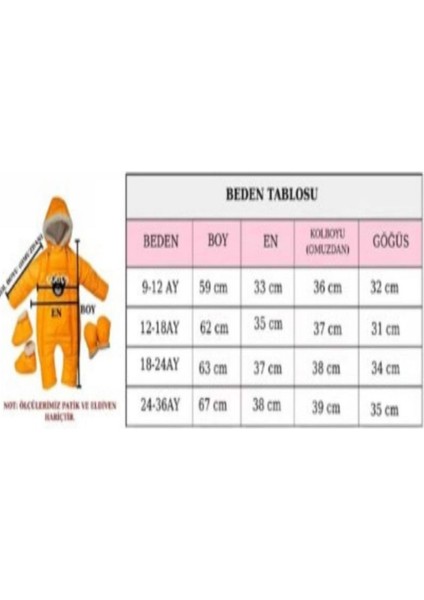 Yeni Sezon Özel Tasarım Ayı Figürlü Cepli Kapüşonlu Bebek-Çocuk Kozmonot- Astronot Mont Tulum modelleri