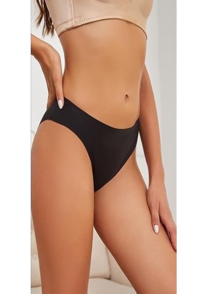 Kadın 5'li Paket Pamuklu Likralı Siyah Külot fiyatları