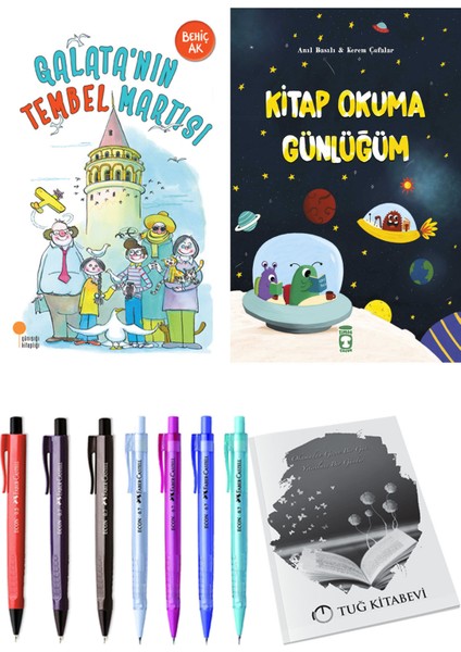 Kitap Okuma Günlüğüm ve Galata'nın Tembel Martısı 2li Set