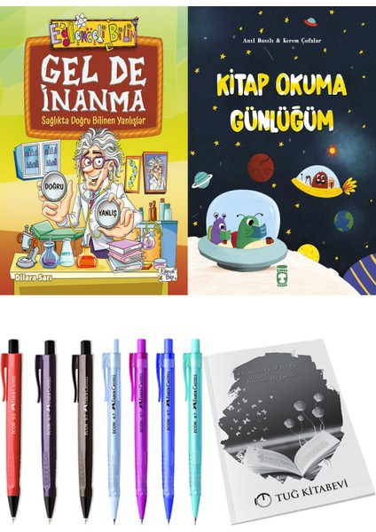 Kitap Okuma Günlüğüm ve Gel De Inanma 2li Set