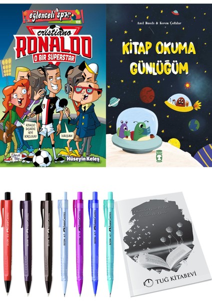 Kitap Okuma Günlüğüm ve Cristiano Ronaldo O Bir Süperstar 2li Set