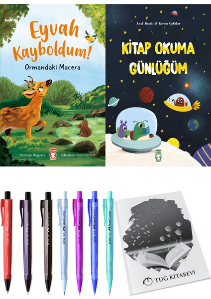 Kitap Okuma Günlüğüm ve Eyvah Kayboldum! Ormandaki Macera 2li Set