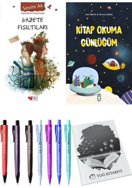 Kitap Okuma Günlüğüm ve Gazete Fısıltıları 2li Set