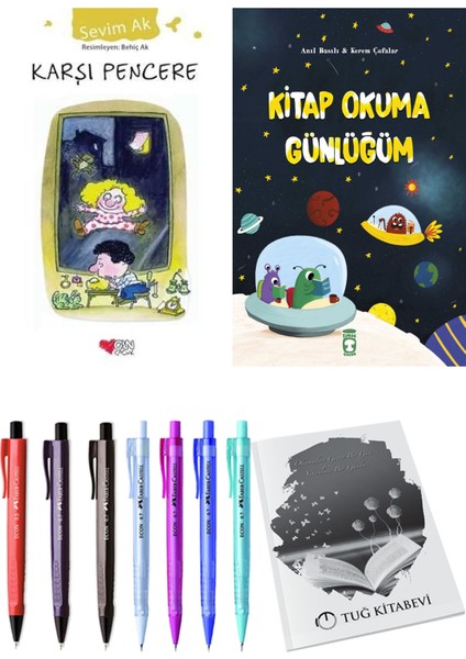 Kitap Okuma Günlüğüm ve Karşı Pencere 2li Set