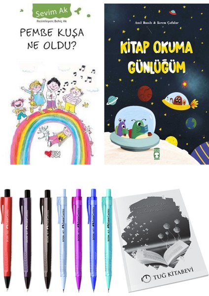 Kitap Okuma Günlüğüm ve Pembe Kuşa Ne Oldu? 2li Set