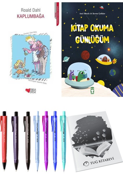 Kitap Okuma Günlüğüm ve Kaplumbağa 2li Set