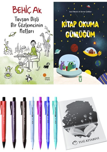 Kitap Okuma Günlüğüm ve Tavşan Dişli Bir Gözlemcinin Notları 2li Set