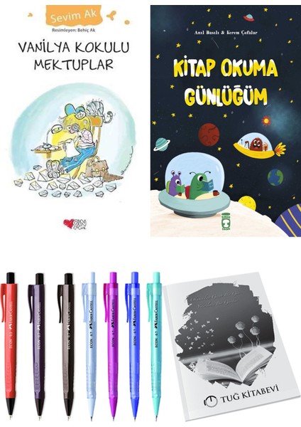 Kitap Okuma Günlüğüm ve Vanilya Kokulu Mektuplar 2li Set