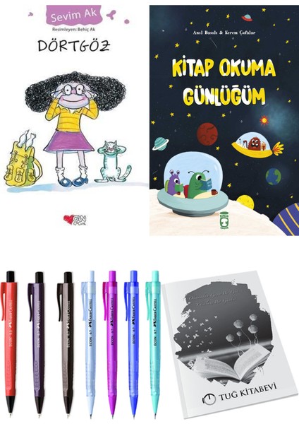 Kitap Okuma Günlüğüm ve Dörtgöz 2li Set