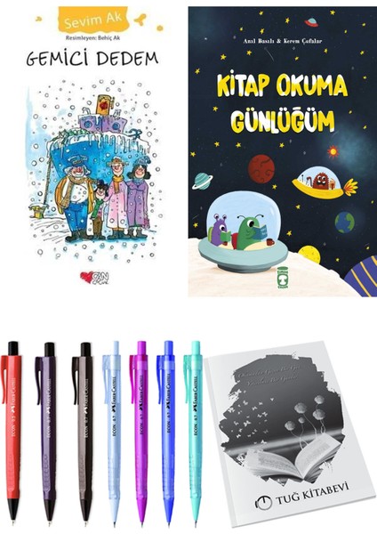 Kitap Okuma Günlüğüm ve Gemici Dedem 2li Set
