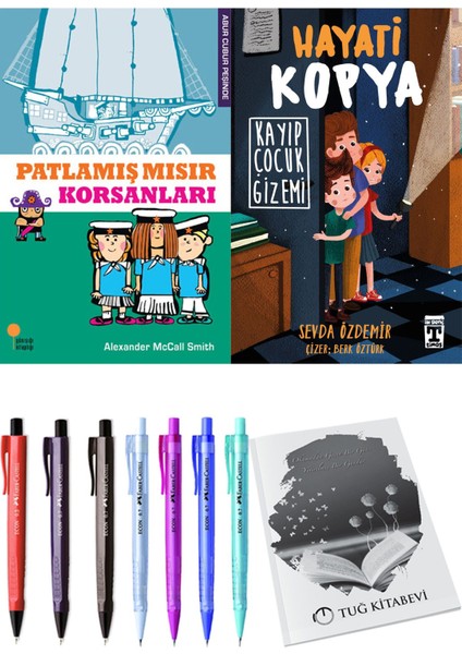 Hayati Kopya Kayıp Çocuk Gizemi ve Patlamış Mısır Korsanları 2li Set
