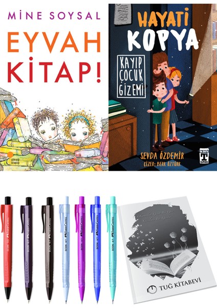 Hayati Kopya Kayıp Çocuk Gizemi ve Eyvah Kitap! 2li Set