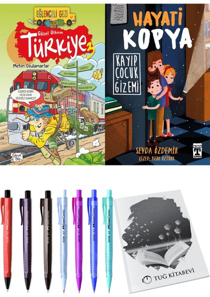 Hayati Kopya Kayıp Çocuk Gizemi ve Güzel Ülkem Türkiye 3 2li Set