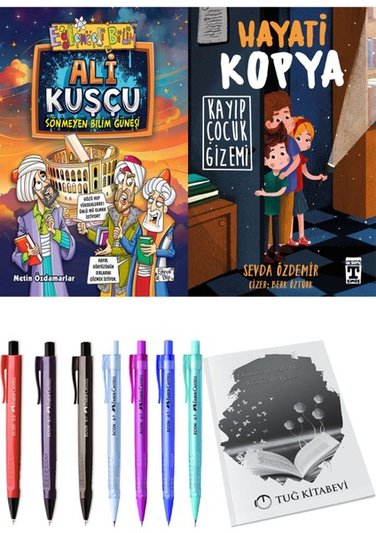 Hayati Kopya Kayıp Çocuk Gizemi ve Ali Kuşçu Sönmeyen Bilim Güneşi 2li Set