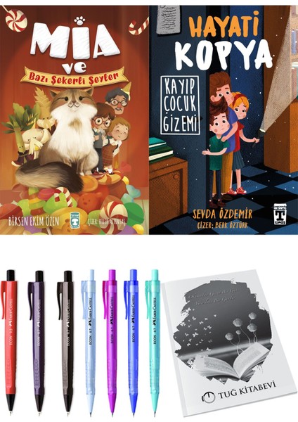 Hayati Kopya Kayıp Çocuk Gizemi ve Mia ve Bazı Şekerli Şeyler 2li Set