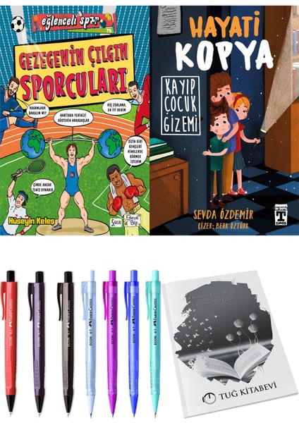 Hayati Kopya Kayıp Çocuk Gizemi ve Gezegenin Çılgın Sporcuları 2li Set
