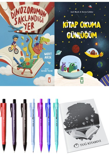 Kitap Okuma Günlüğüm ve Dinazorumun Saklandığı Yer 2li Set