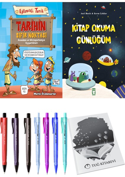 Kitap Okuma Günlüğüm ve Tarihin Sıfır Noktası Anadolu ve Mezopotomya Uygarlıkları 2li Set