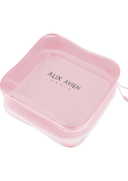 Alix Avien Pembe Mini Makyaj Çantası - Pink Cosmetic Bag