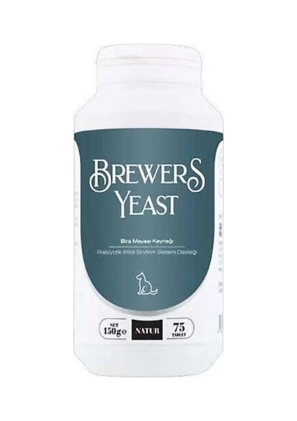 Brewers Yeast Köpekler Için Sarımsaklı Maya 75 Tablet