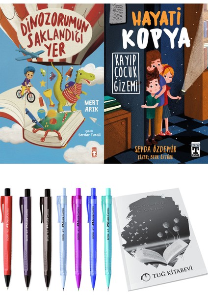 Hayati Kopya Kayıp Çocuk Gizemi ve Dinazorumun Saklandığı Yer 2li Set