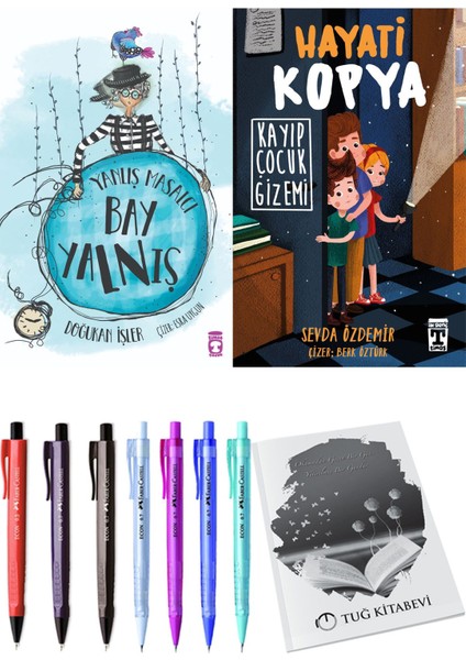 Hayati Kopya Kayıp Çocuk Gizemi ve Yanlış Masalcı Bay Yalnış 2li Set
