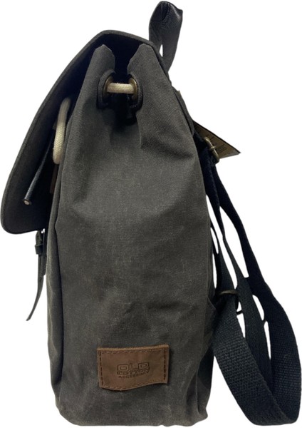 Vintage Kanvas Tek Bölmeli Büzgülü Kapaklı Disayn Gezi Kamp Okul Günlük Sırt Çantası 24 cm x 35 cm modelleri