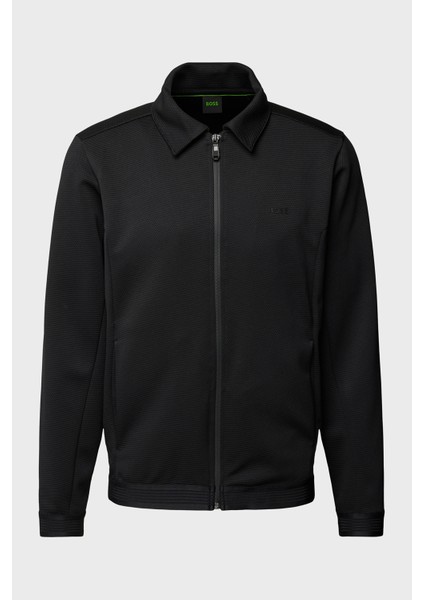 Yünlü Regular Fit Polo Yaka Fermuarlı Sweat Erkek Sweat 50518726 001