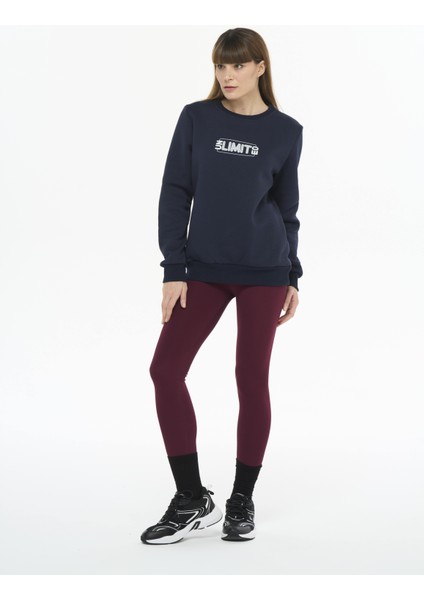 Kadın Pamuklu Içi Polarlı Bisiklet Yaka Sweatshirt fiyatları