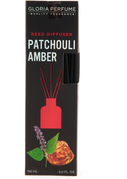 Patchuli Amber Bambu Çubuklu Oda Kokusu - Şeffaf - 150 ml