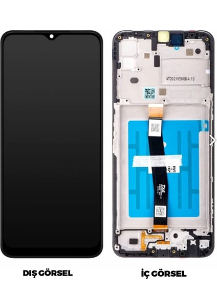 Samsung Galaxy S22 Plus Uyumlu Org Lcd+Dokunmatik+Çıtalı Siyah NT-97004