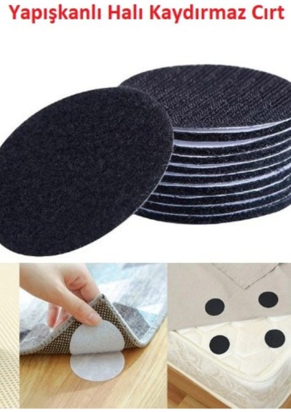 Halı Kilim Nevresim Örtü Kaydırmaz Minder Cırt Bant 10 Adet Seti Yapışkanlı Halı Kaydırmaz fırsatları