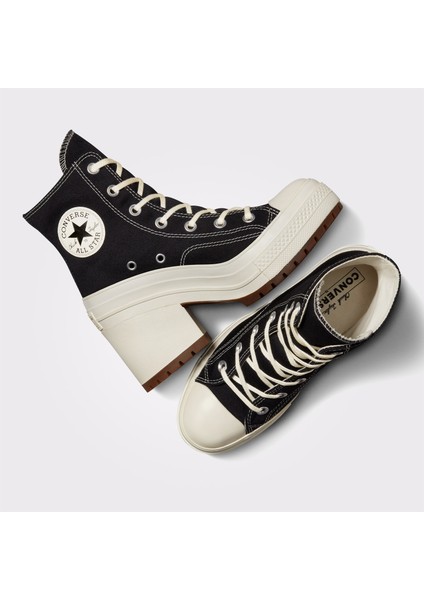 Chuck 70 De Luxe Heel Siyah/krem Sneaker fırsatları