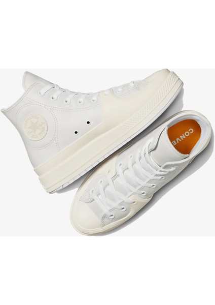 Chuck Taylor All Star Construct Leather Unisex Beyaz Sneaker