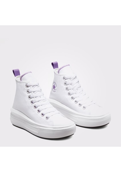 Chuck Taylor All Star Move Platform Kadın Beyaz Sneaker