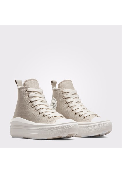 Chuck Taylor All Star Move Platform Kadın Bej/siyah Sneaker fiyatları