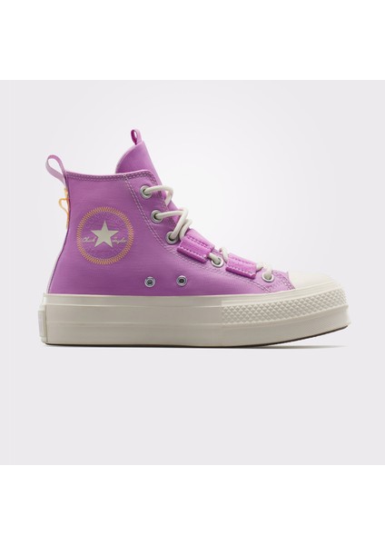 Chuck Taylor All Star Lift Kadın Lila Platform Sneaker