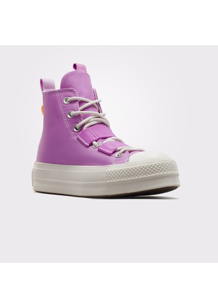 Chuck Taylor All Star Lift Kadın Lila Platform Sneaker fiyatları
