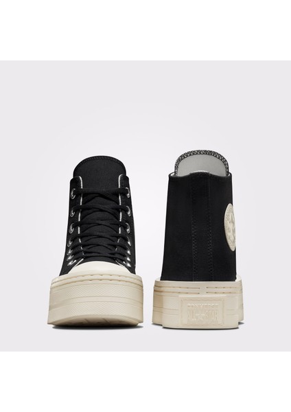 Chuck Taylor All Star Modern Lift Platform Canvas Kadın Siyah Sneaker modelleri