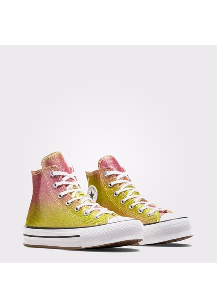 Chuck Taylor All Star Eva Lift Kadın Sarı Platform Sneaker fiyatları