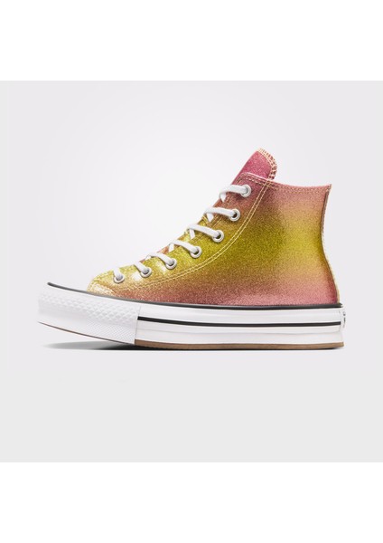 Chuck Taylor All Star Eva Lift Kadın Sarı Platform Sneaker modelleri